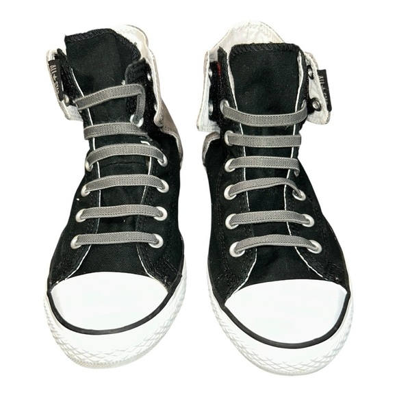 Converse Unisex 717659F fashion-sneakers  Black and Gray High-Top Sneakers - Picture 5 of 10